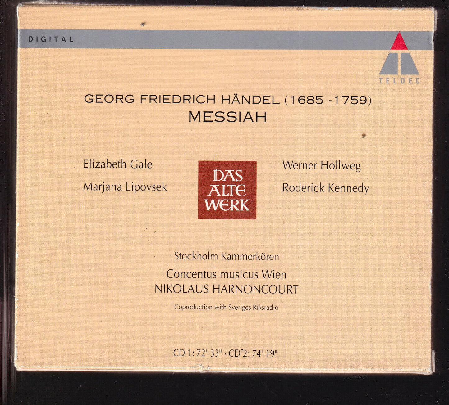 EBOND Georg Griederich Handel Messiah CD CD024001