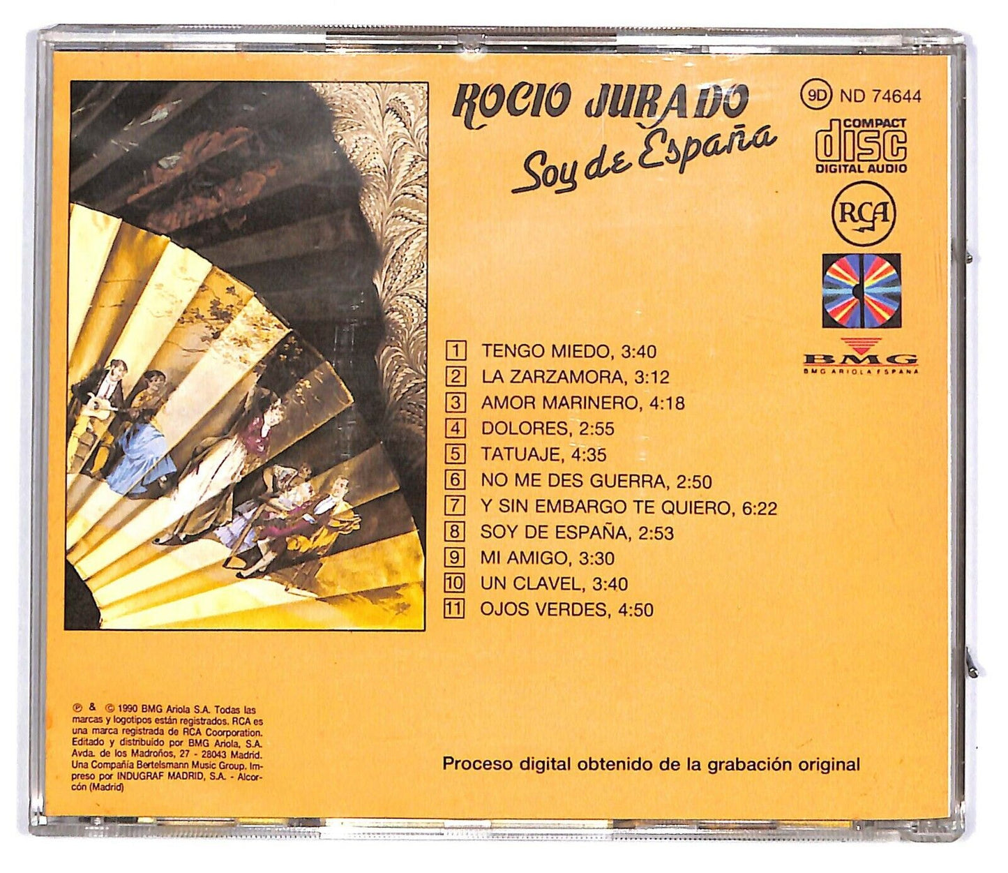 EBOND Rocio Jurado - Soy De Espana CD CD031310