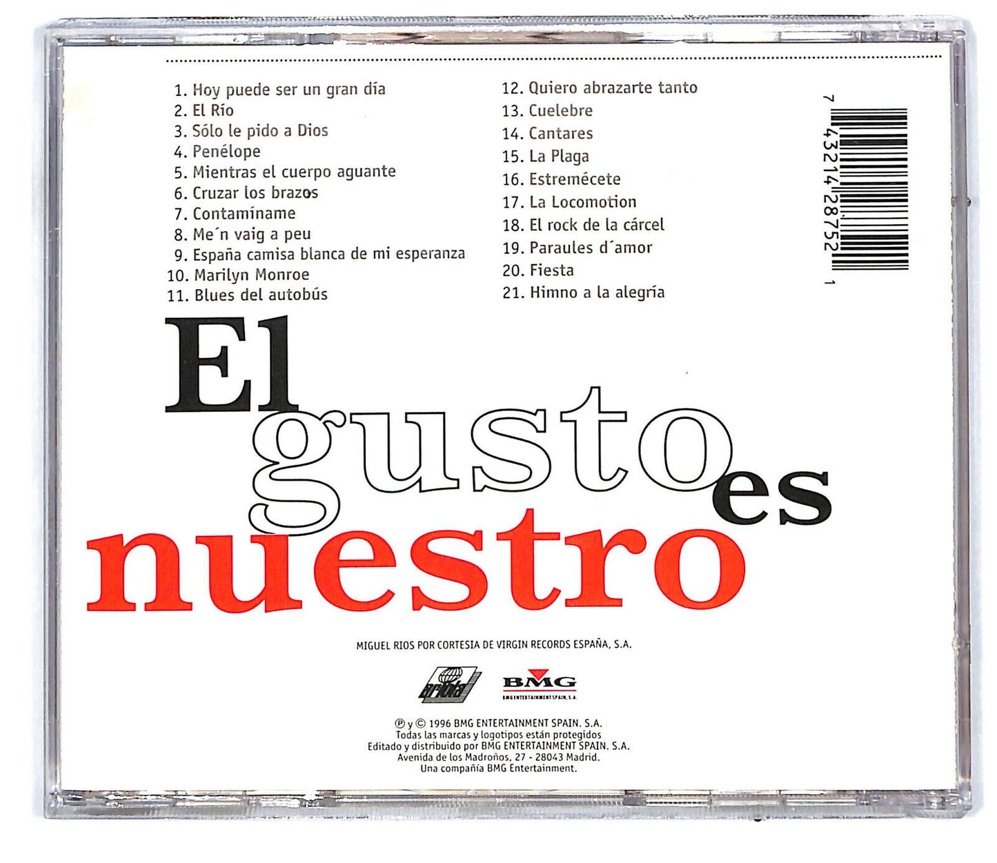 EBOND El Gusto Es Nuestro CD CD031408
