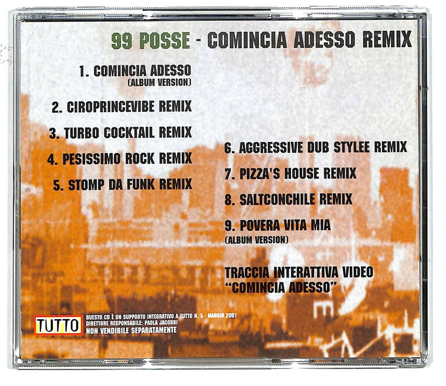 EBOND 99 Posse - Comincia Adesso Remix CD CD034036