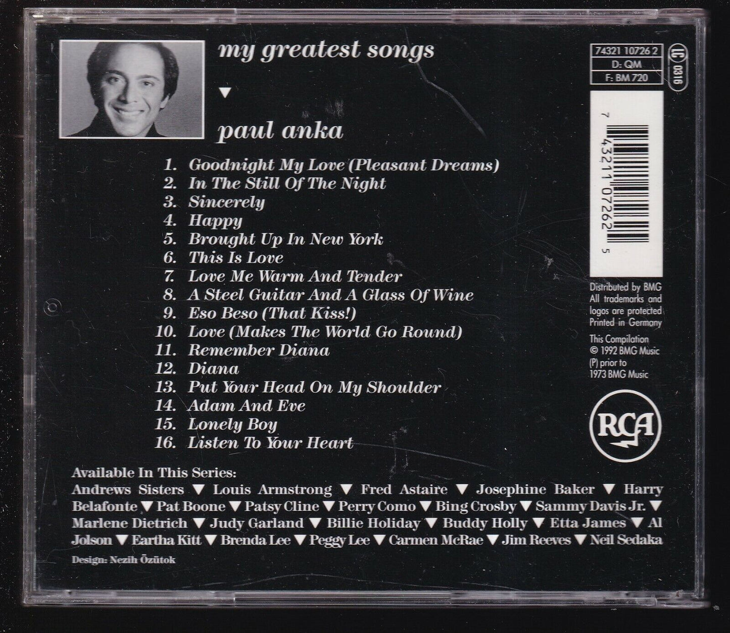 EBOND Paul Anka - My Greatest Songs CD CD030735