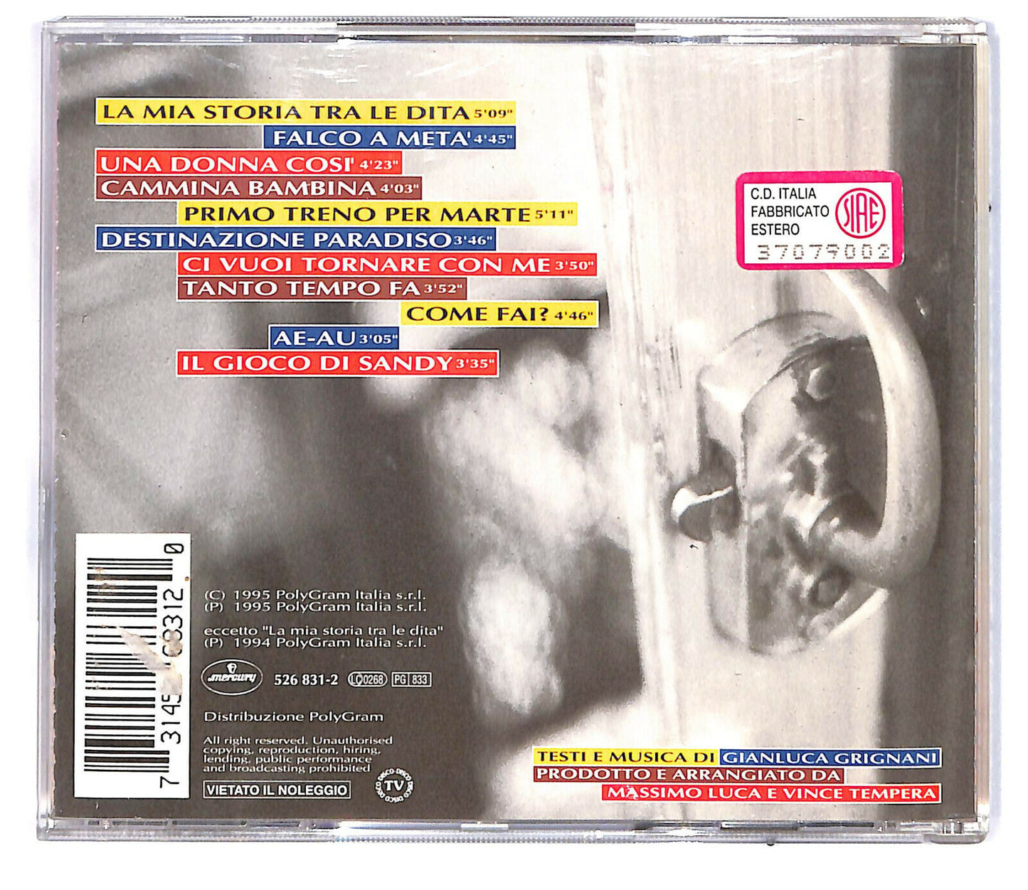 EBOND Gianluca Grignani - Destinazione Paradiso CD CD031246