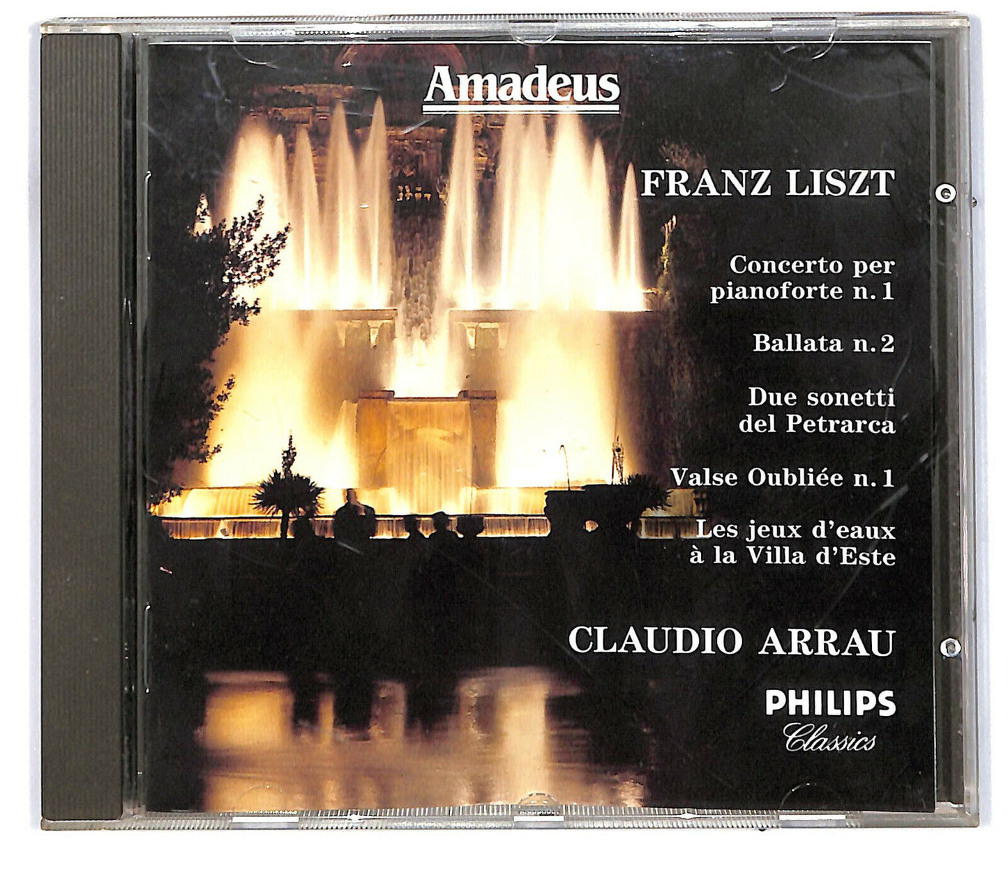 EBOND Franz Liszt / Claudio Arrau - Concerto Per Pianoforte N.1 CD CD031605