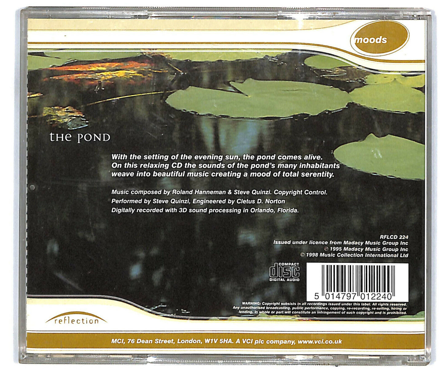 EBOND Steve Quinzi - The Pond CD CD031815