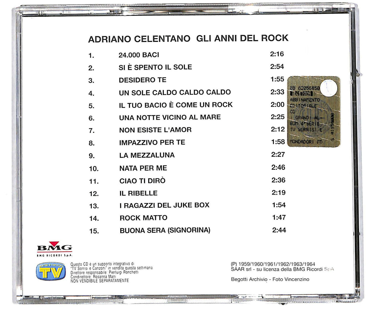 EBOND Adriano Celentano - Gli Anni Del Rock CD CD034366
