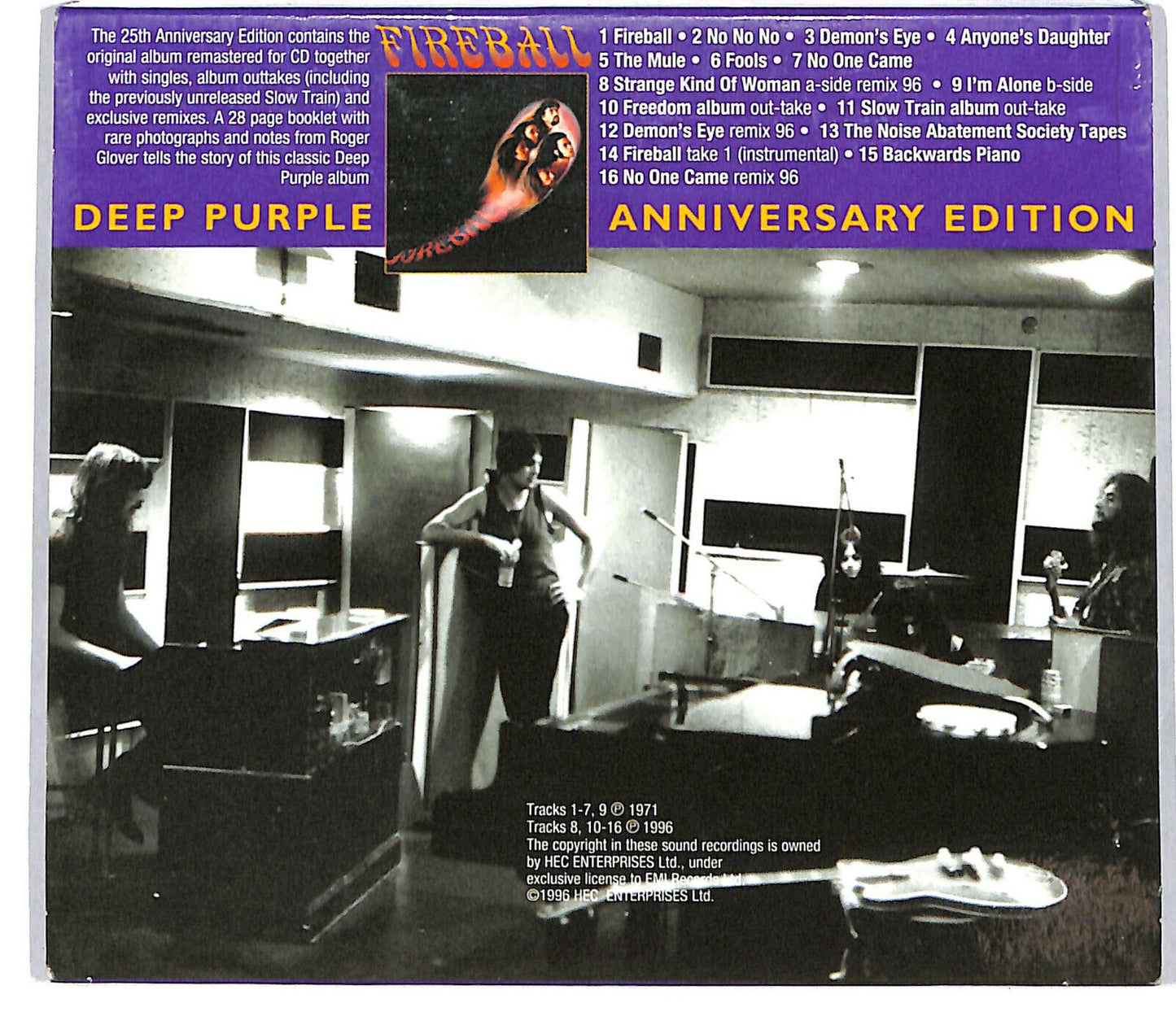 EBOND Deep Purple - Fireball Editoriale CD CD034615