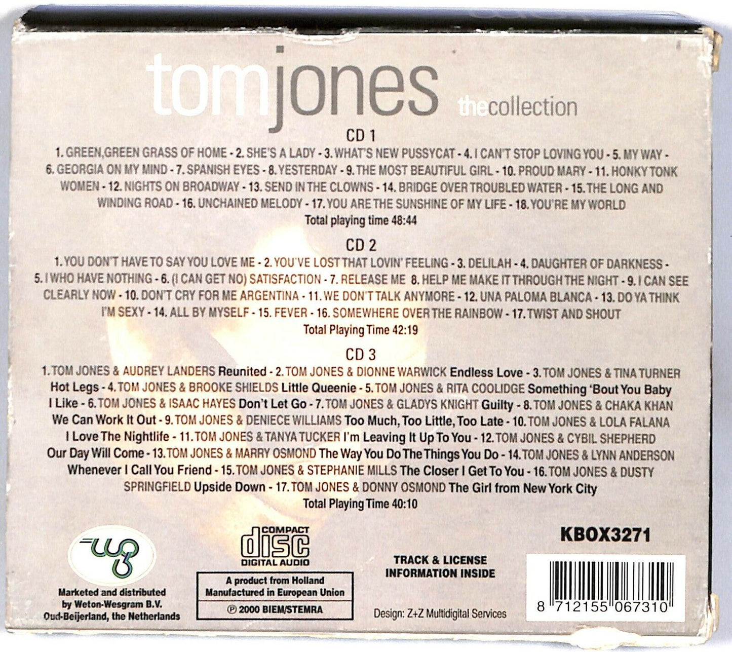 EBOND Tom Jones - The Collection CD CD032605