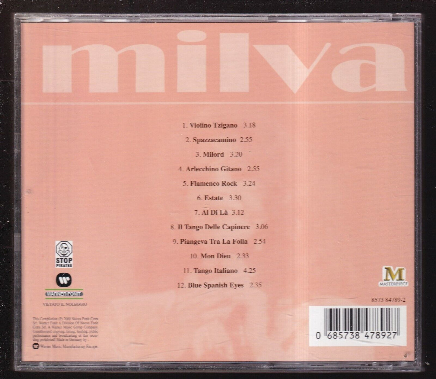 EBOND Milva - Milva [masterpiece] CD CD030345