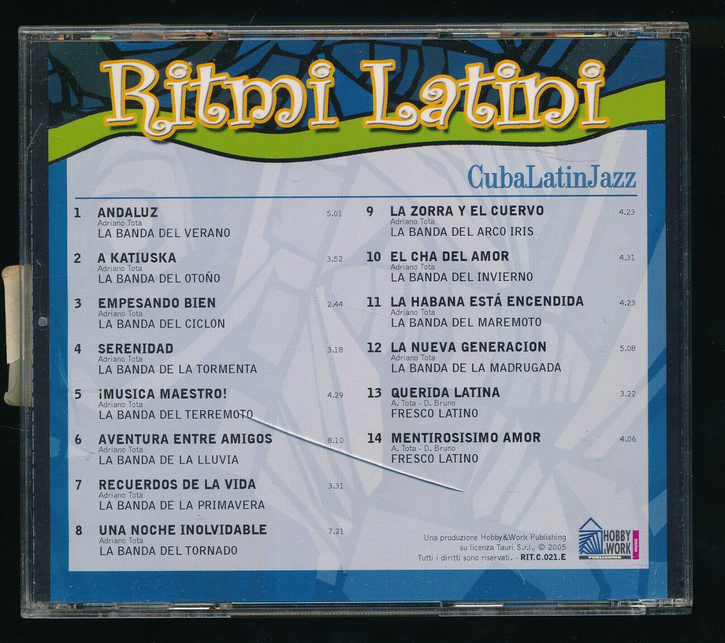 EBOND Ritmi Latini Cuba Latin Jazz Editoriale CD CD029802