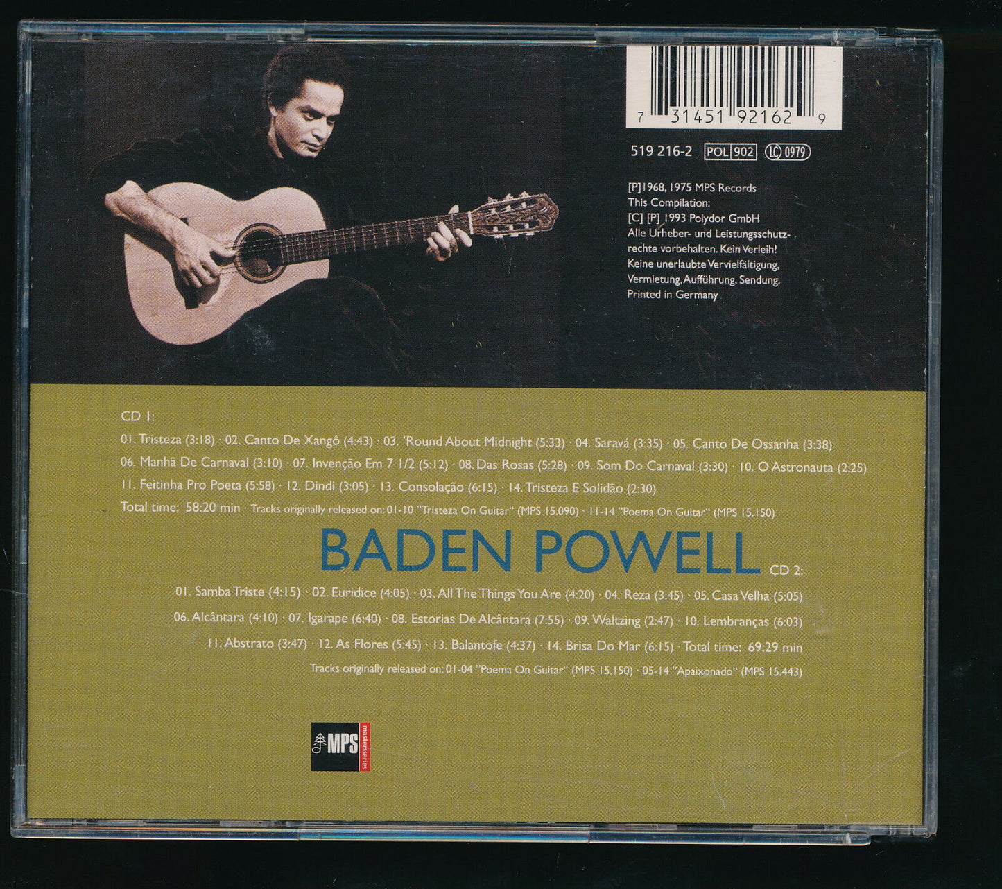 EBOND Baden Powell - Three Originals CD CD030127