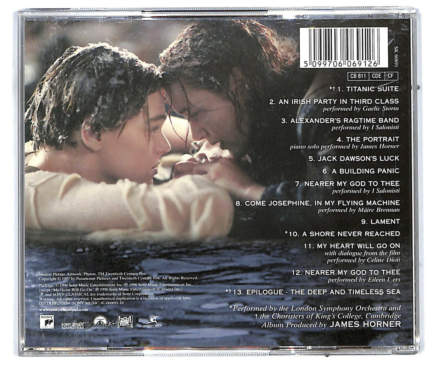 EBOND James Horner - Back To Titanic CD CD031411