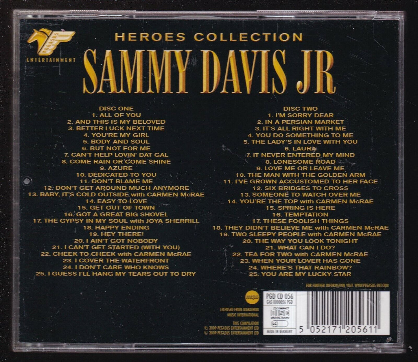 EBOND Sammy Davis Jr. - Heroes Collection By Sammy Davis Jr. CD CD030709