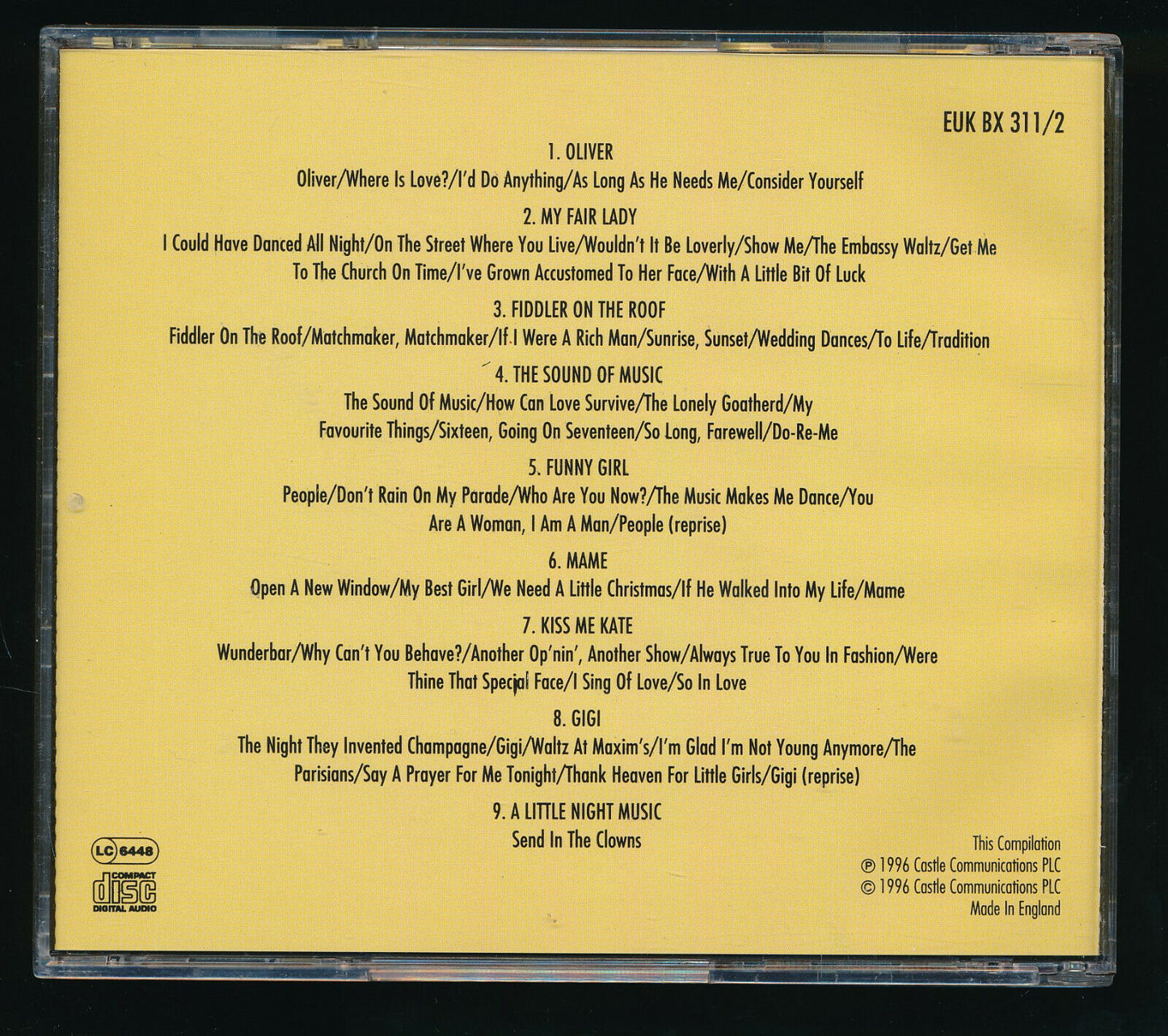 EBOND Greatest Hits From Greatest Shows Volume Two CD CD030810