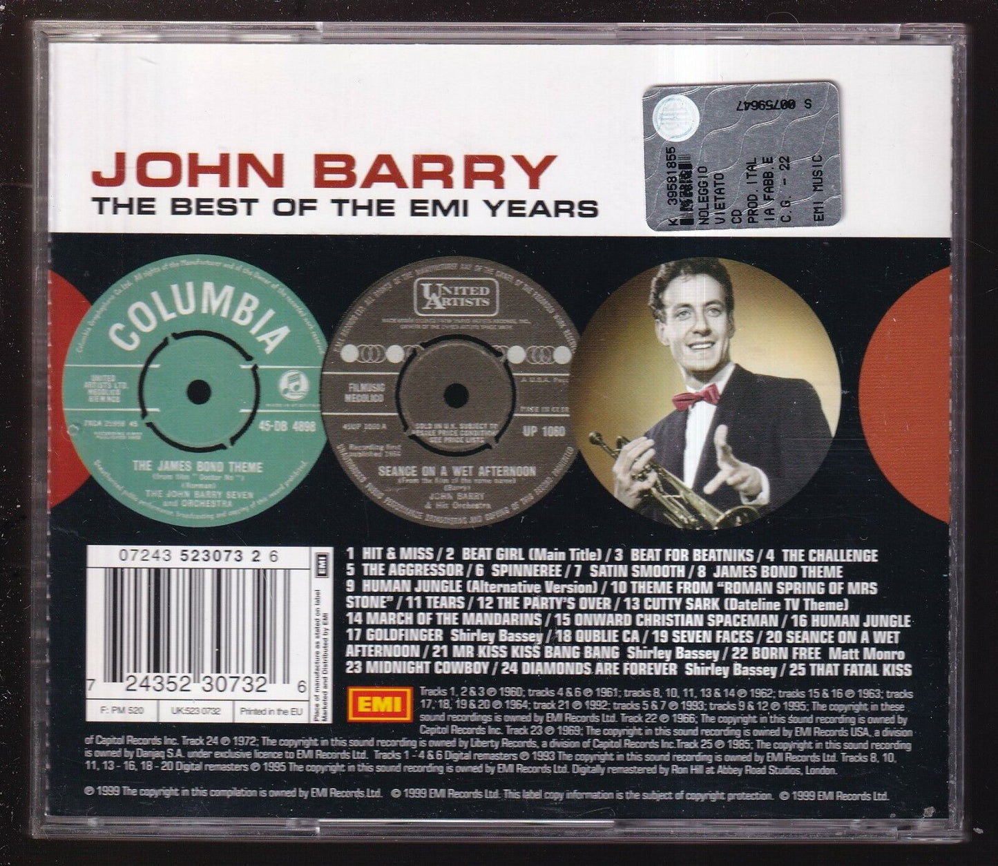 EBOND John Barry - The Best Of The Emi Years CD CD030336