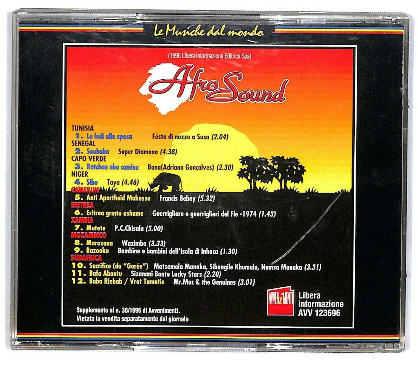 EBOND Various - Afro Sound Musiche, Voci, Danze Del Continente Nero CD CD032606