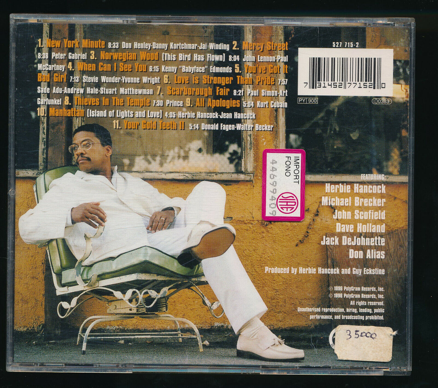 EBOND Herbie Hancock - The New Standard CD CD029659