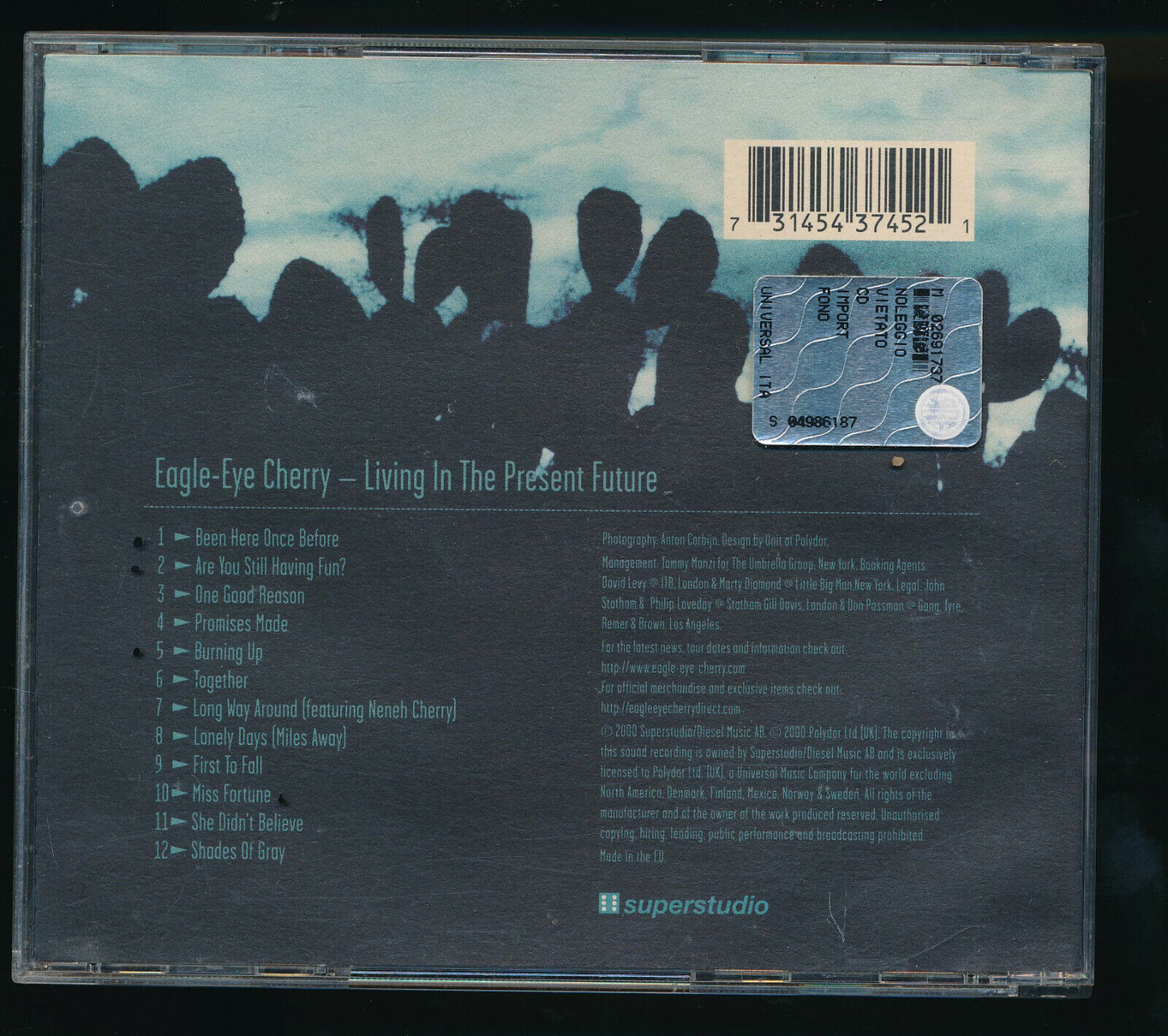 EBOND Eagle-eye Cherry - Living In The Present Future CD CD029510