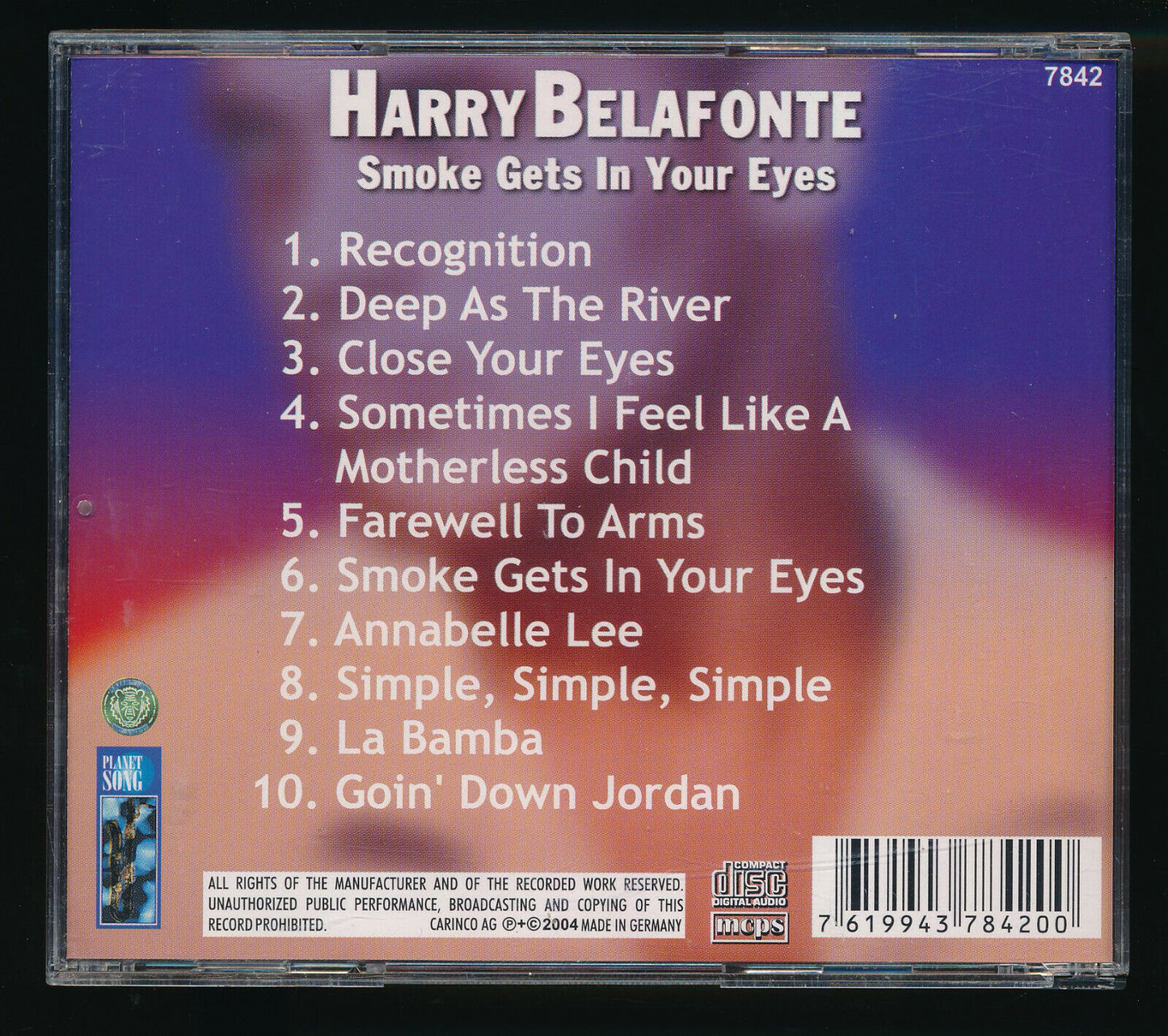 EBOND Harrybelafonte Smoke Gets In Your Eyes CD CD029148