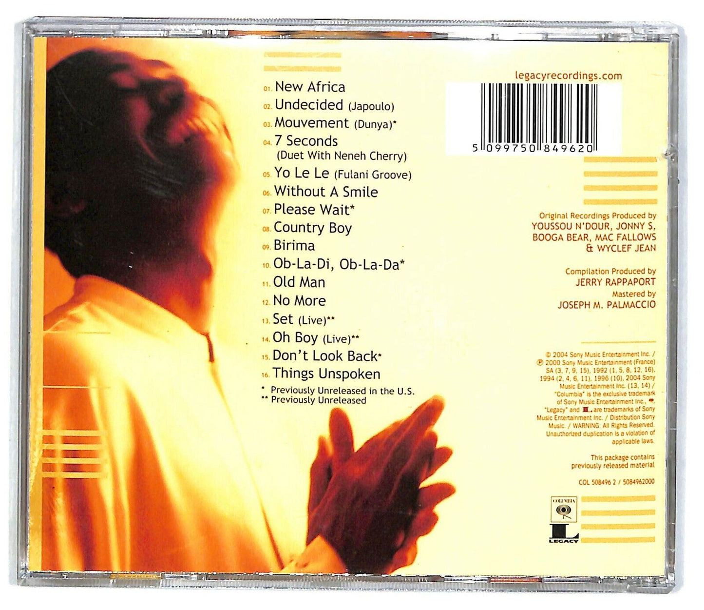 EBOND Youssou N'dour ‎- 7 Seconds: The Best Of CD CD032115