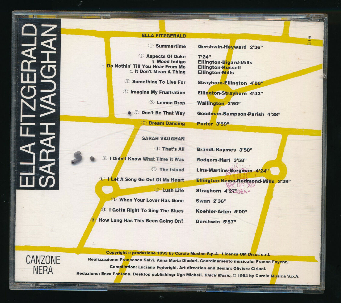 EBOND Ella Fitzgerald, Sarah Vaughan - Ella Fitzgerald Sara Vaughan CD CD029357