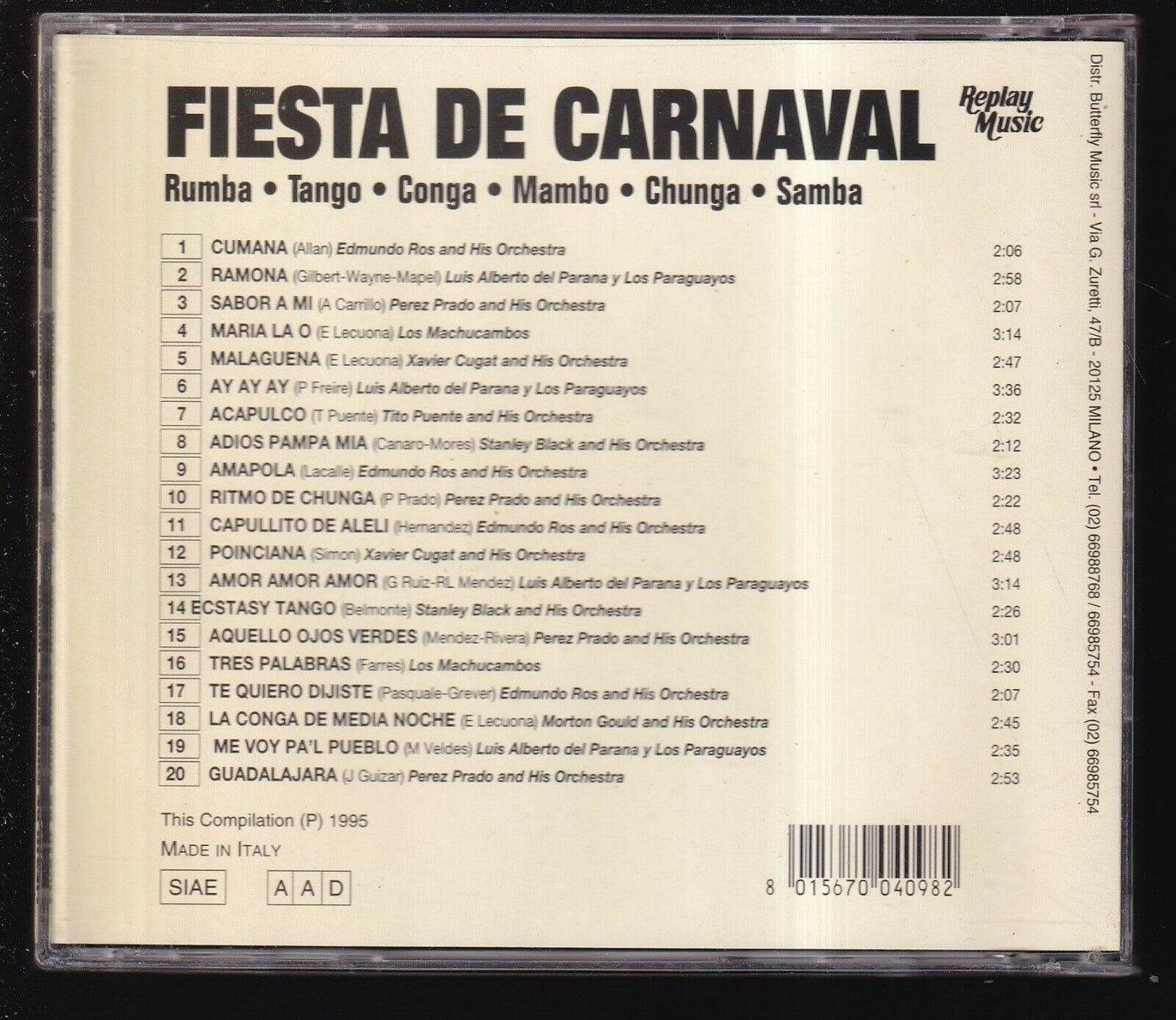 EBOND Varius - Fiesta De Carnaval CD CD030752