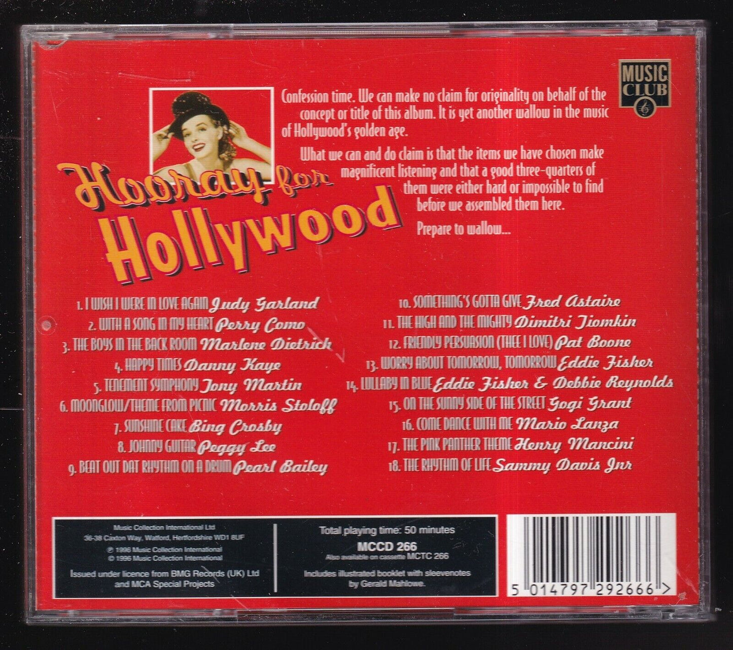 EBOND Various - Hooray For Hollyood CD CD029031