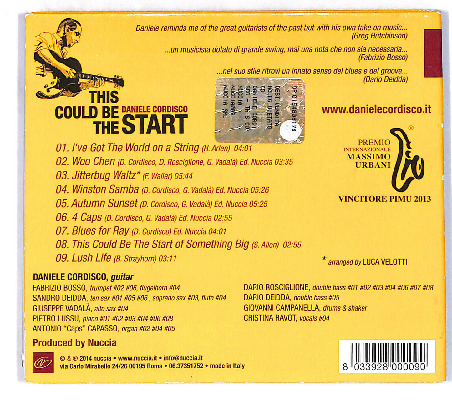 EBOND Daniele Cordisco - This Could Be The Start CD CD033136