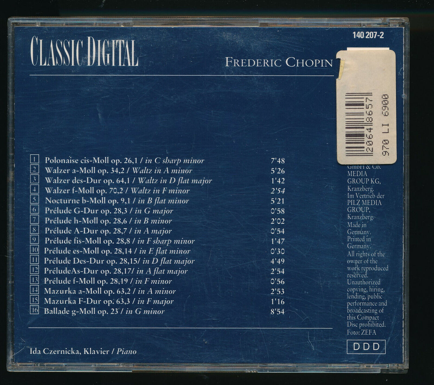 EBOND Frederic Chopin, Piano* - Frederic Chopin CD CD029416