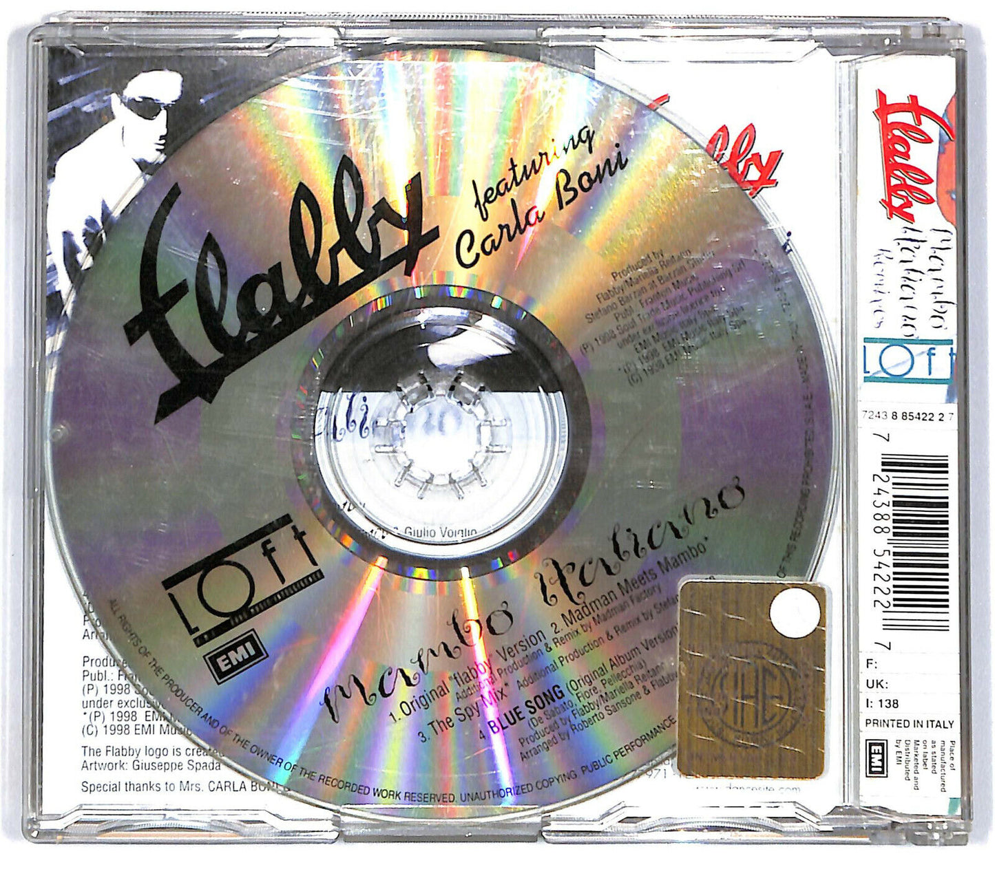 EBOND Flabby Featuring Carla Boni - Mambo Italiano CD CD032911