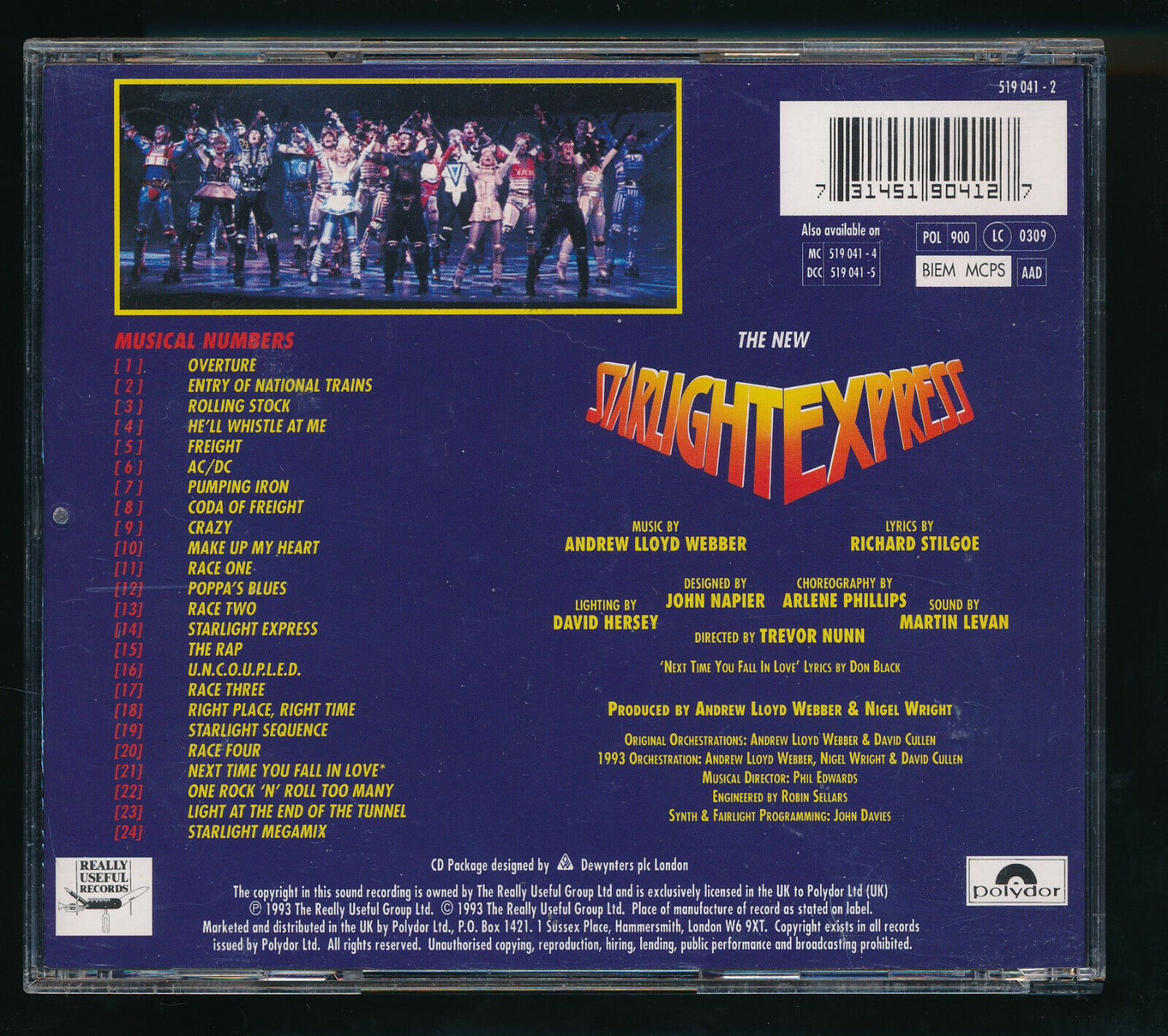 EBOND Andrew Lloyd Webber - The New Starlight Express CD CD030017