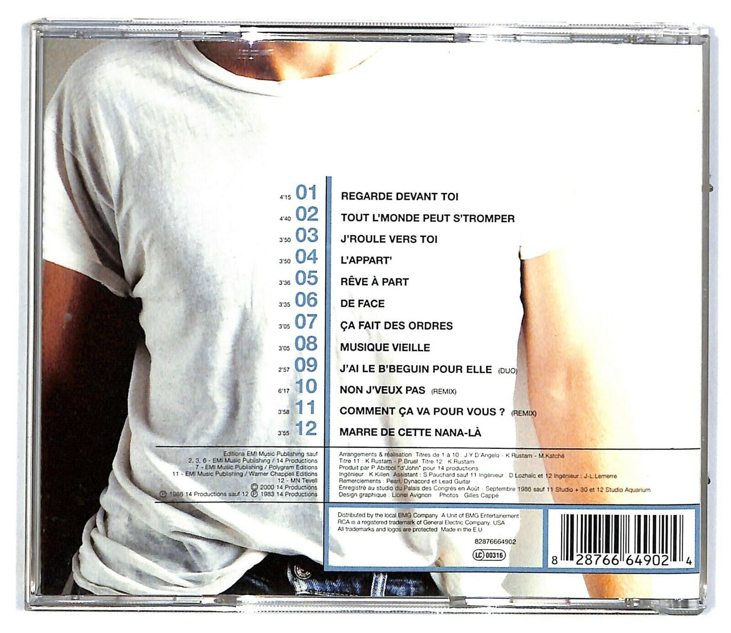 EBOND Patrick Bruel - De Face CD CD032142
