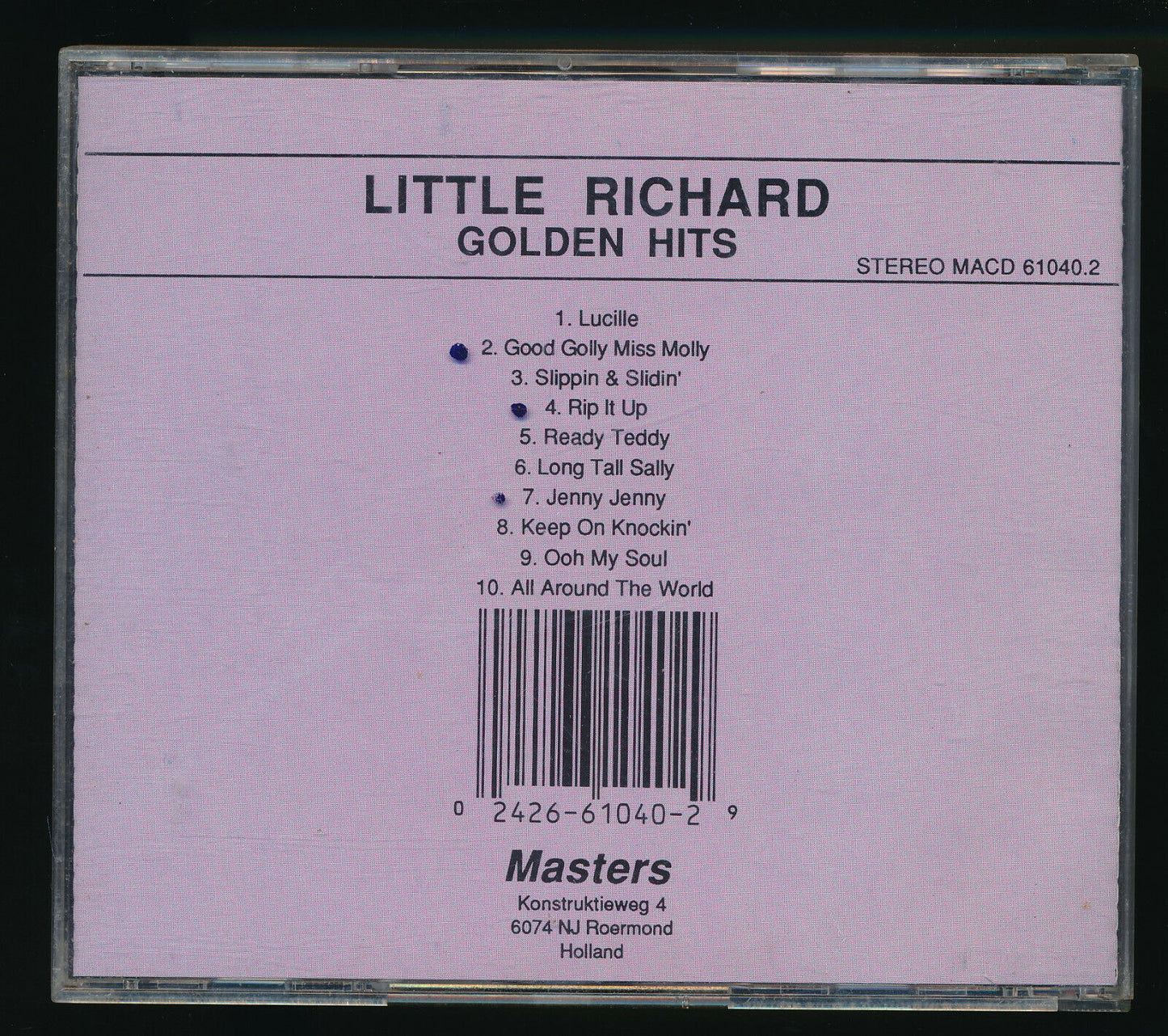 EBOND Little Richard - Golden Hits CD CD029151