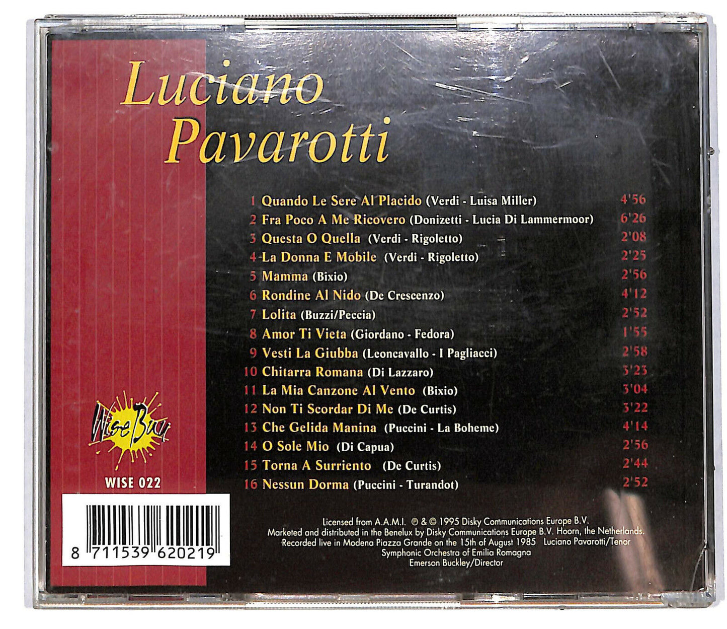 EBOND Luciano Pavarotti - Luciano Pavarotti CD CD034507