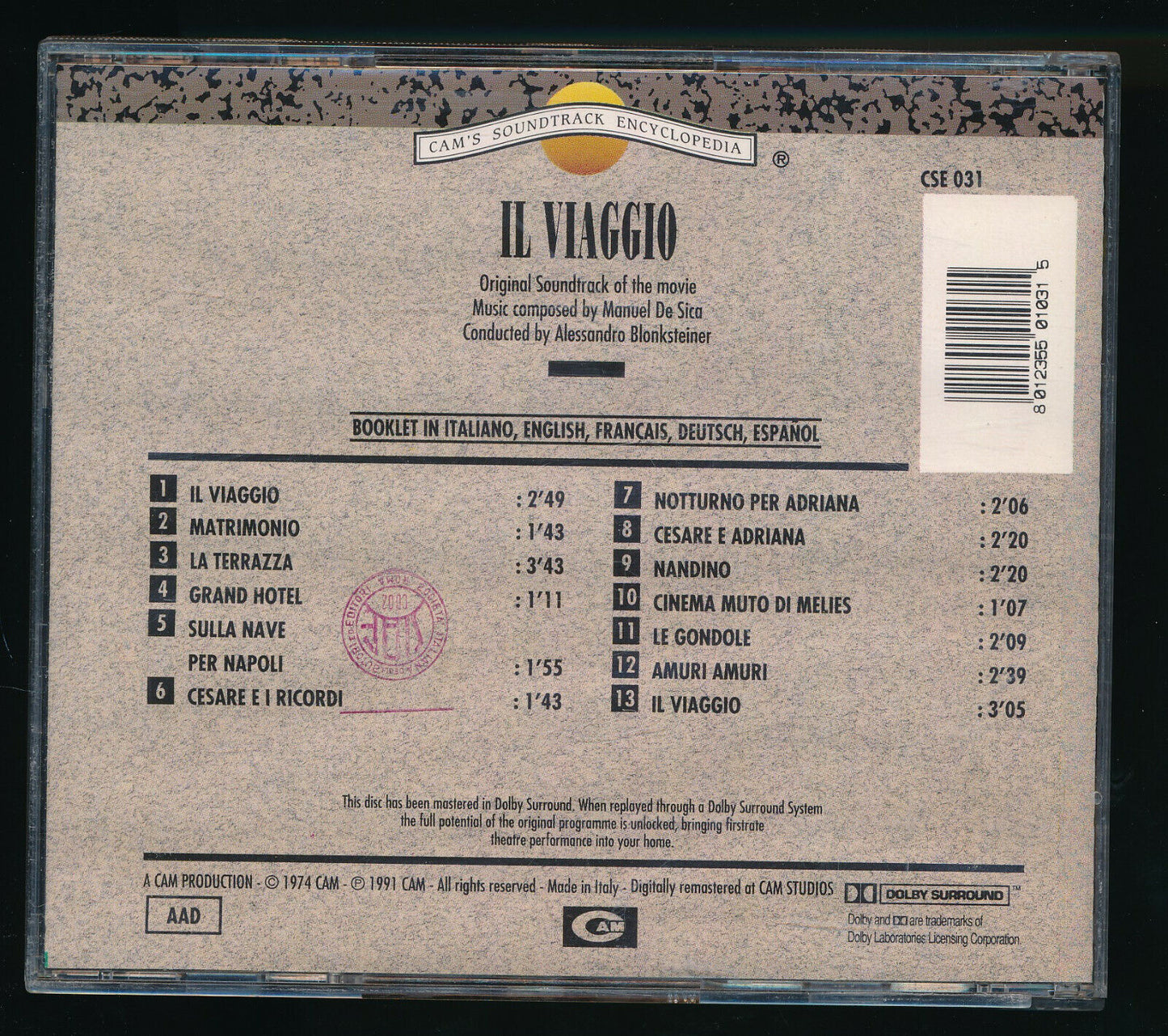 EBOND Il Viaggio CD CD030201
