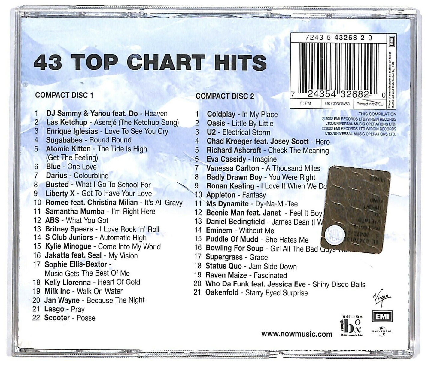 EBOND Various ‎- Now That's What I Call Music! 53 CD CD033201