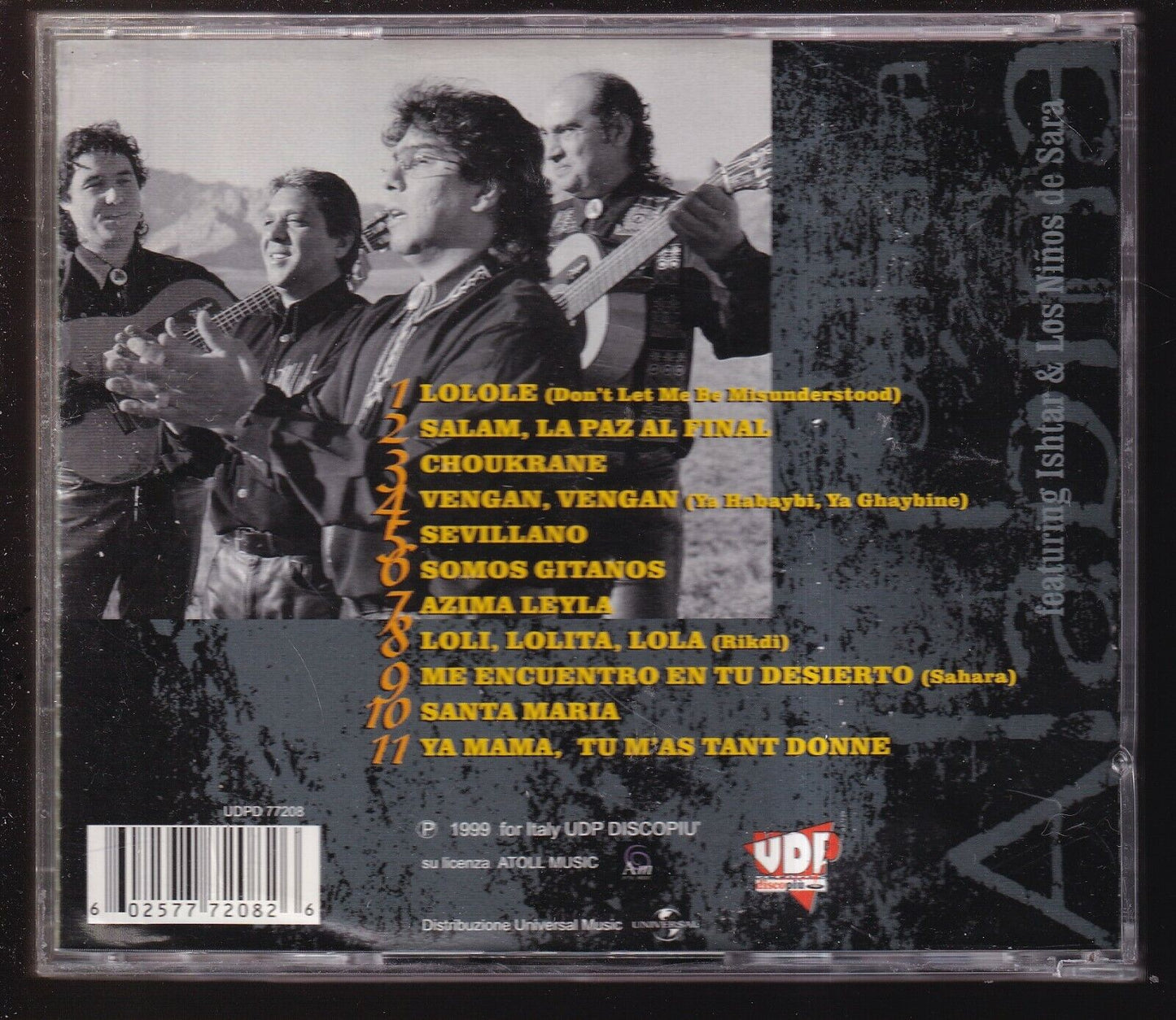 EBOND Alabina Featuring Ishtar, Los Ninos De Sara - Sahara CD CD030734