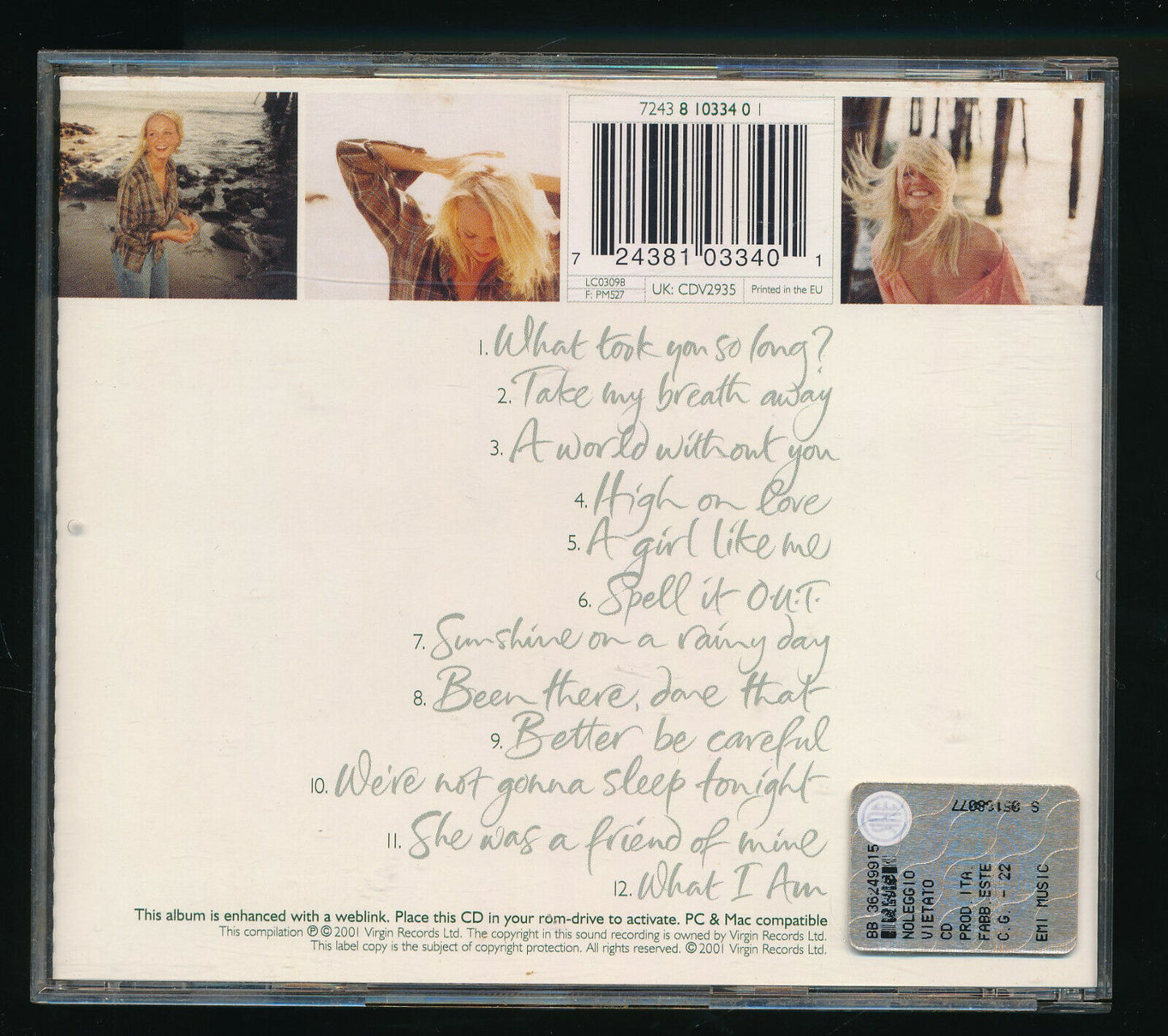 EBOND Emma Bunton - A Girl Like Me CD CD031225