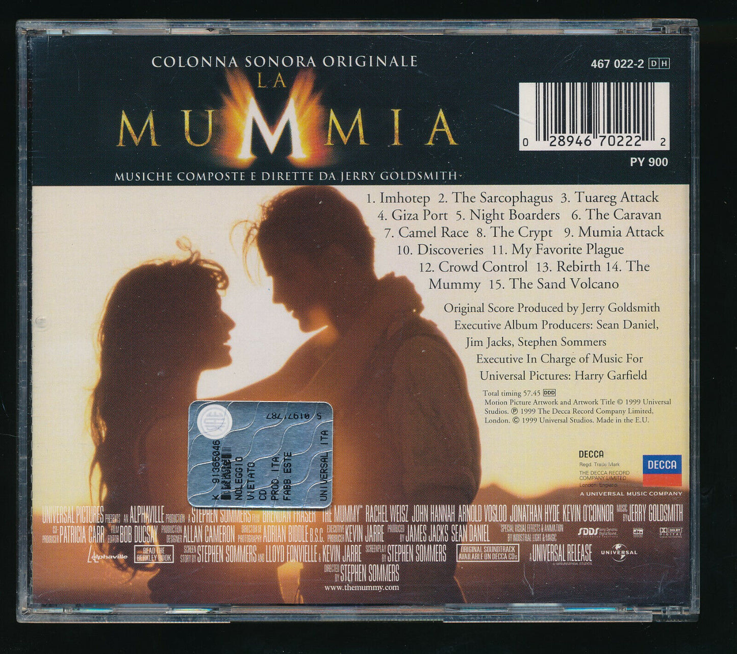 EBOND Jerry Goldsmith - La Mummia (colonna Sonora Originale) CD CD030137