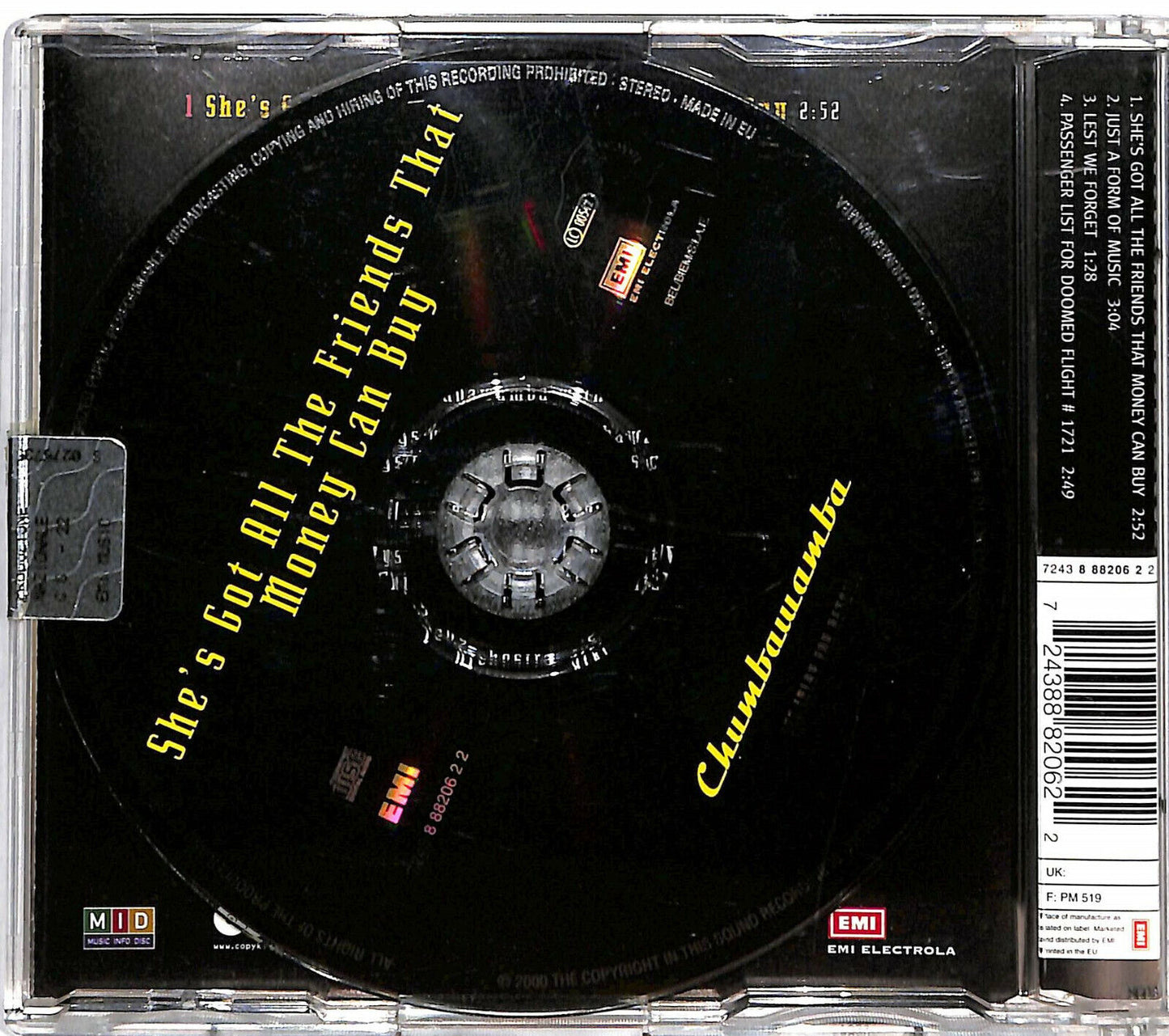 EBOND Chumbawamba - She's Got All The Friends That Money Can Buy CD CD034360