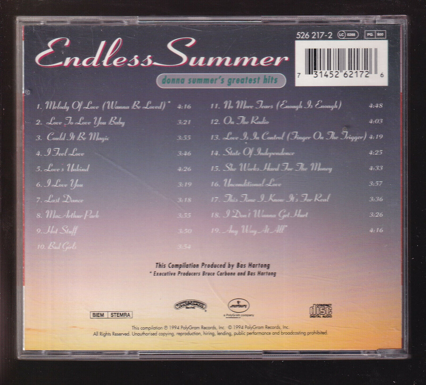 EBOND Donna Summer Endless Summer CD CD024007