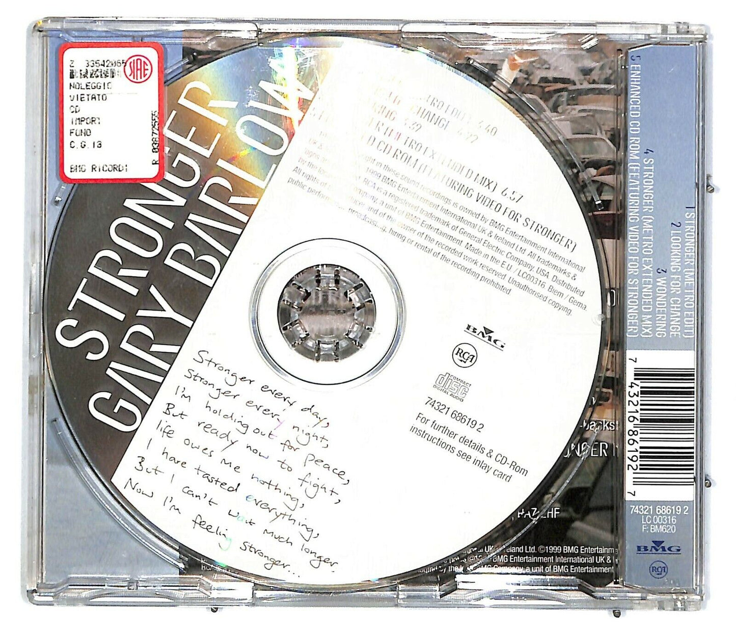 EBOND Gary Barlow - Stronger CD CD032160