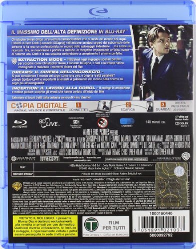 EBOND Inception BLURAY DL000121