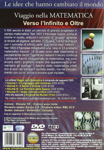 EBOND Viaggio nella matematica - Verso l'infinito e oltre Volume 04 DVD D048139