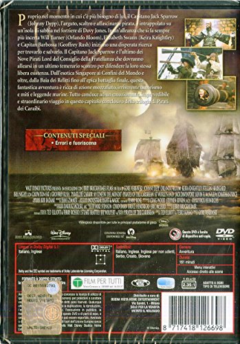 EBOND Pirati dei Caraibi - Ai confini del mondo DVD DL005138