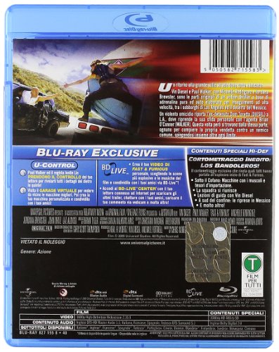 EBOND Fast & furious - Solo parti originali BLURAY DL001242