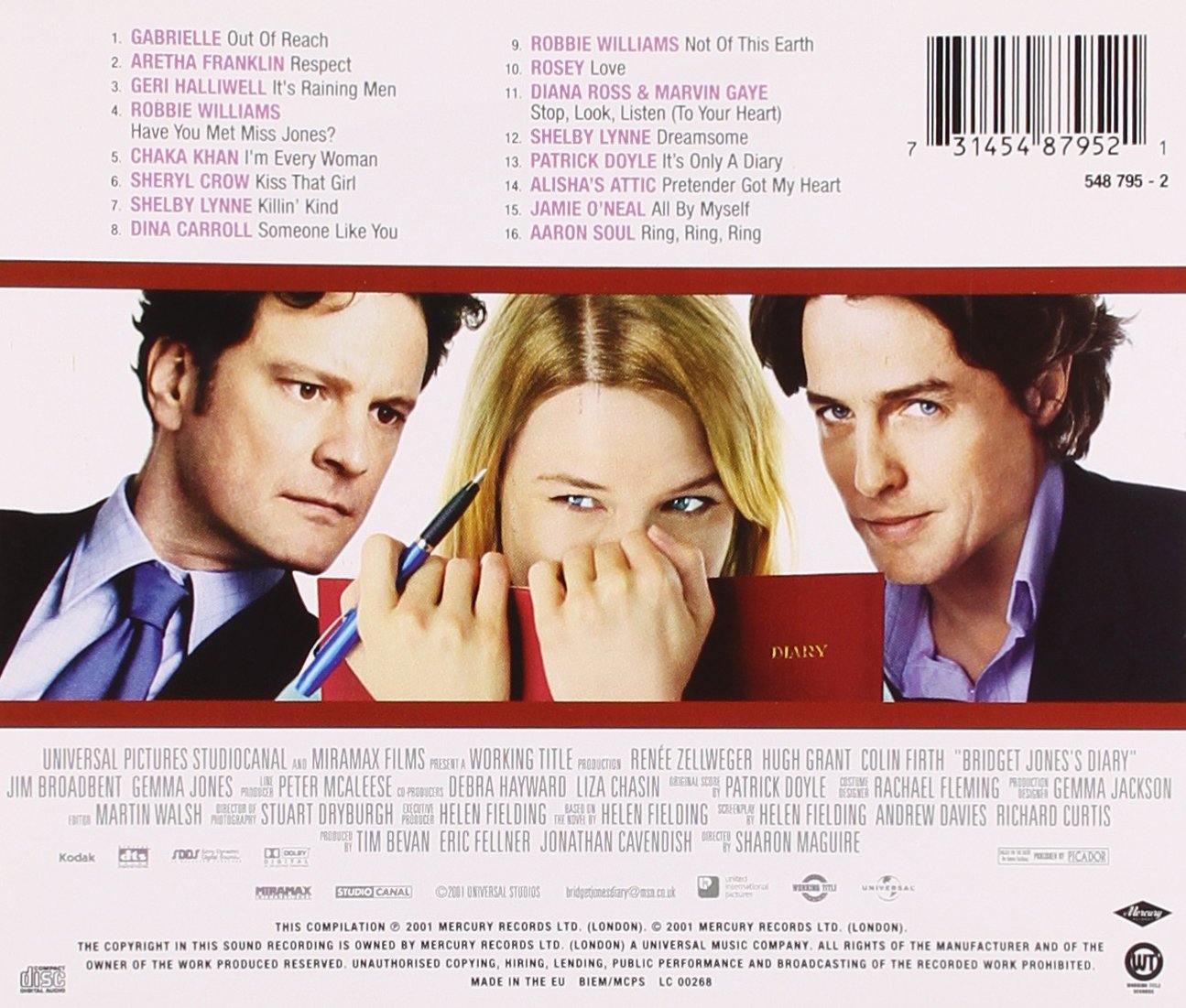 EBOND Various - Bridget Jones's Diary (Music From The Motion Picture) CD CD005019