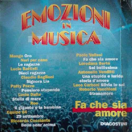 EBOND Various - Fa Che Sia Amore - Emozioni In Musica - EM9701-2 - Italy CD CD003005