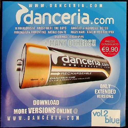 EBOND Various - Danceria.com Vol. 2 Blue - Bliss Corporation S.r.l. - SK 023 - Italy CD CD003008