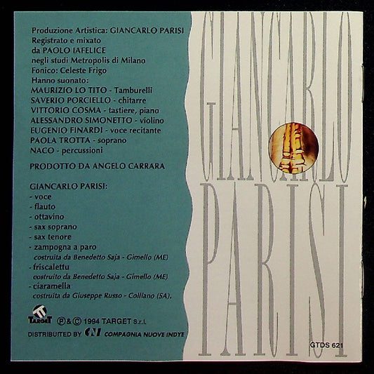 EBOND Giancarlo Parisi - Giancarlo Parisi - Target - GTDS 621 - Italy CD CD003059