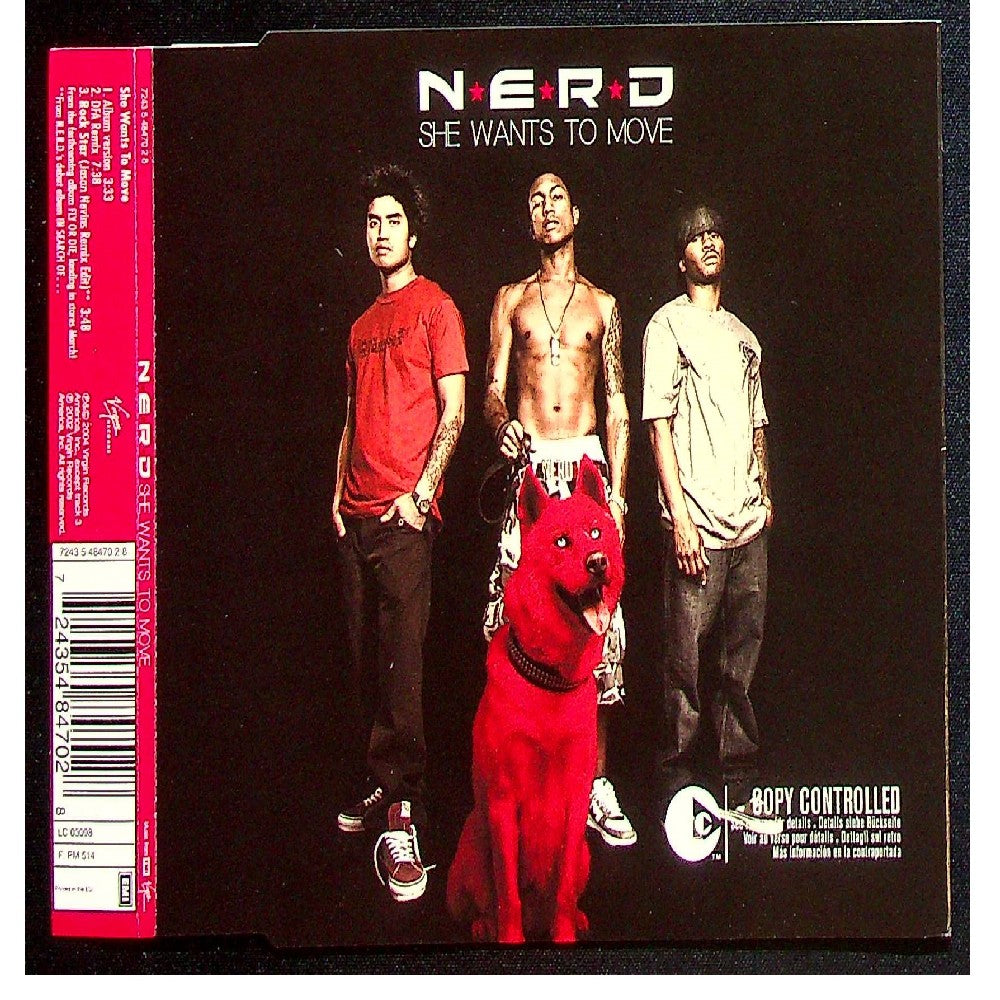 EBOND N*E*R*D - She Wants To Move - Virgin - 7243 5 48470 2 8 - Europe CD CD003104